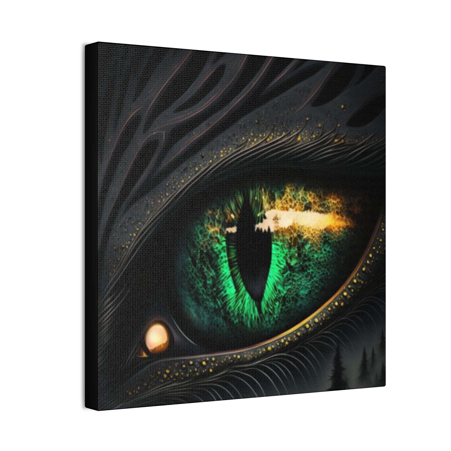 Steampunk Dragon Eye Canvas