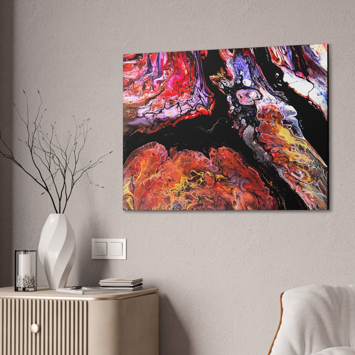 Vibrant X Ray Canvas