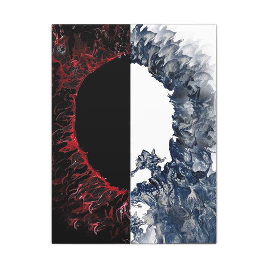 Ying and Yang Eclipse Canvas