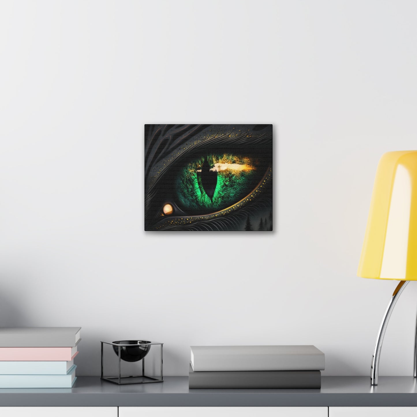 Steampunk Dragon Eye Canvas