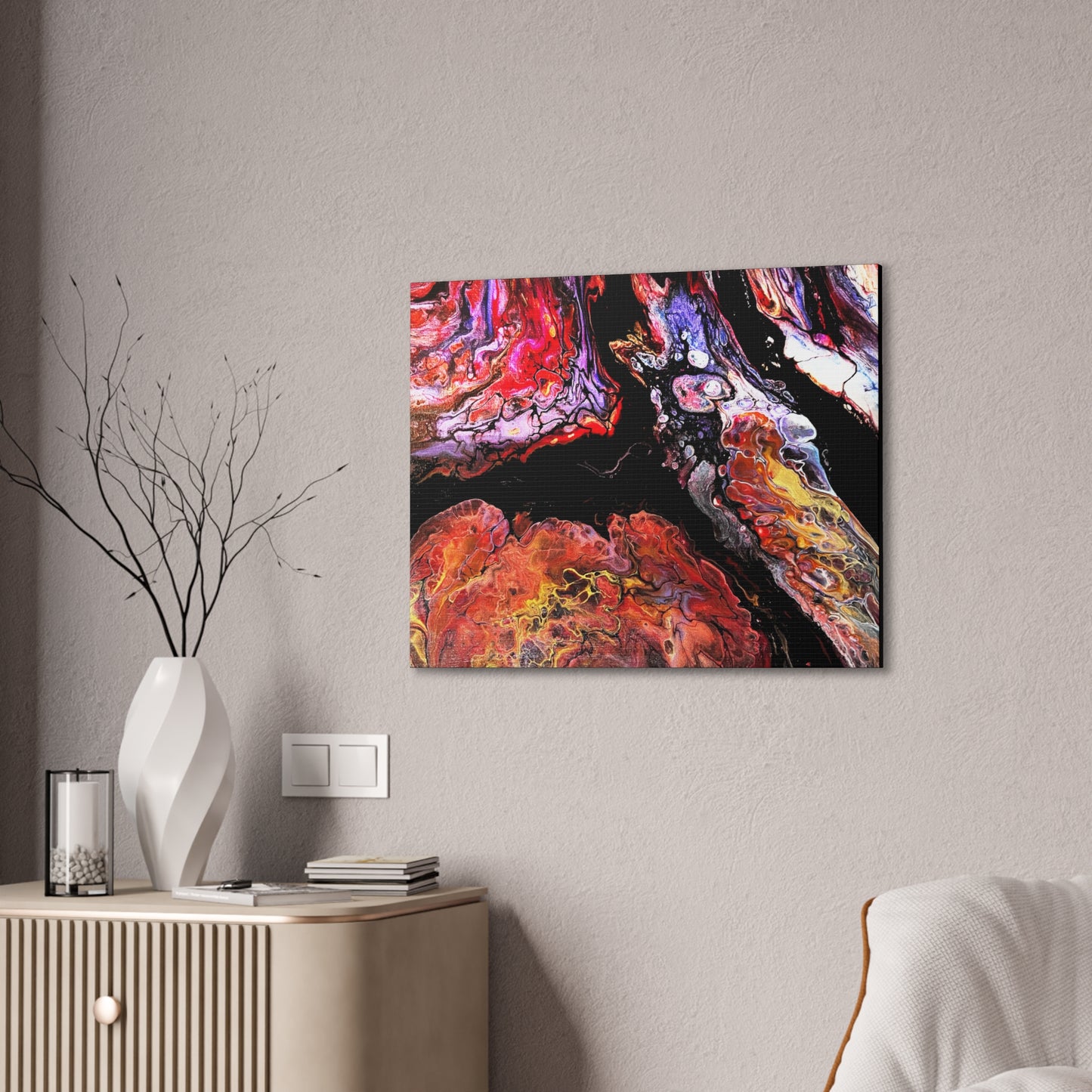 Vibrant X Ray Canvas