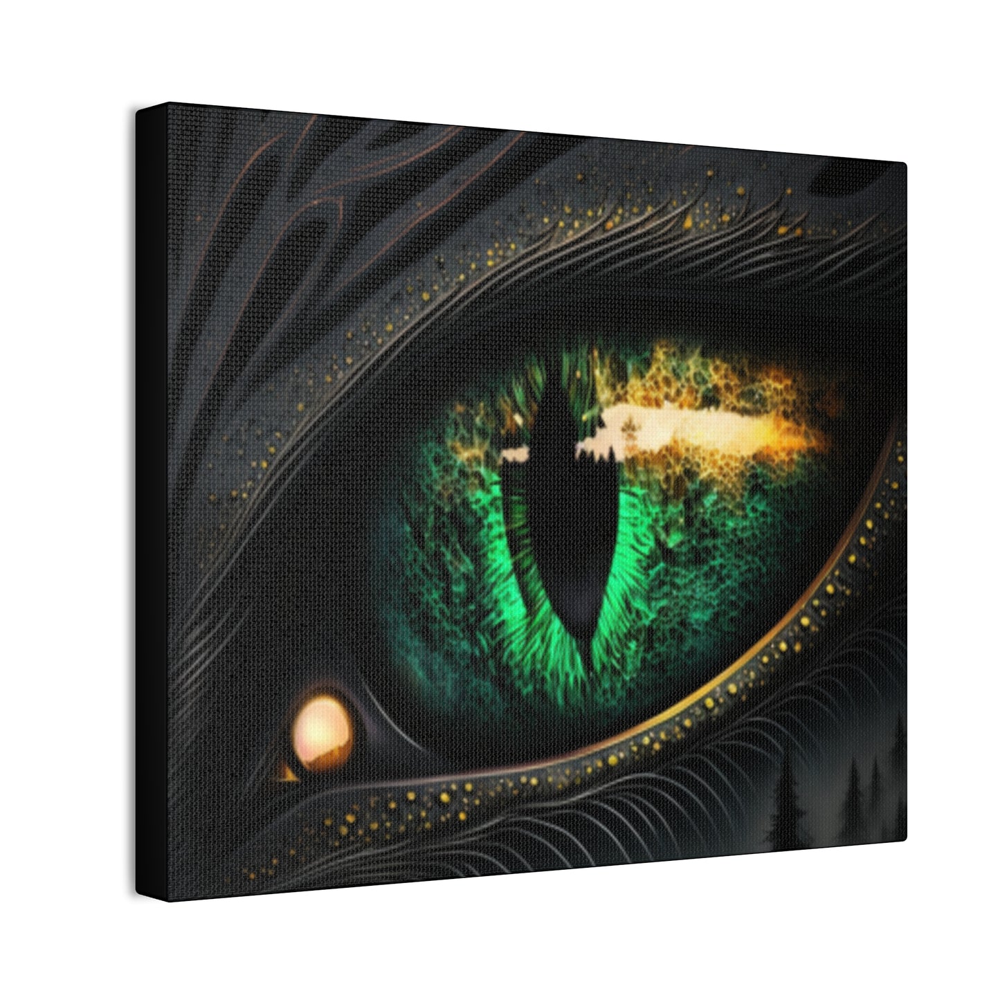 Steampunk Dragon Eye Canvas