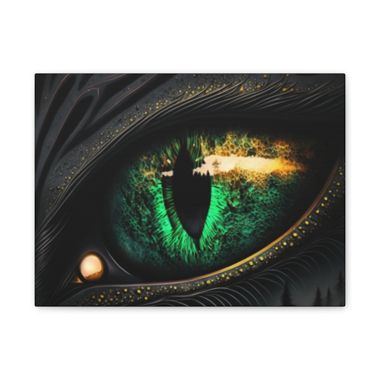 Steampunk Dragon Eye Canvas