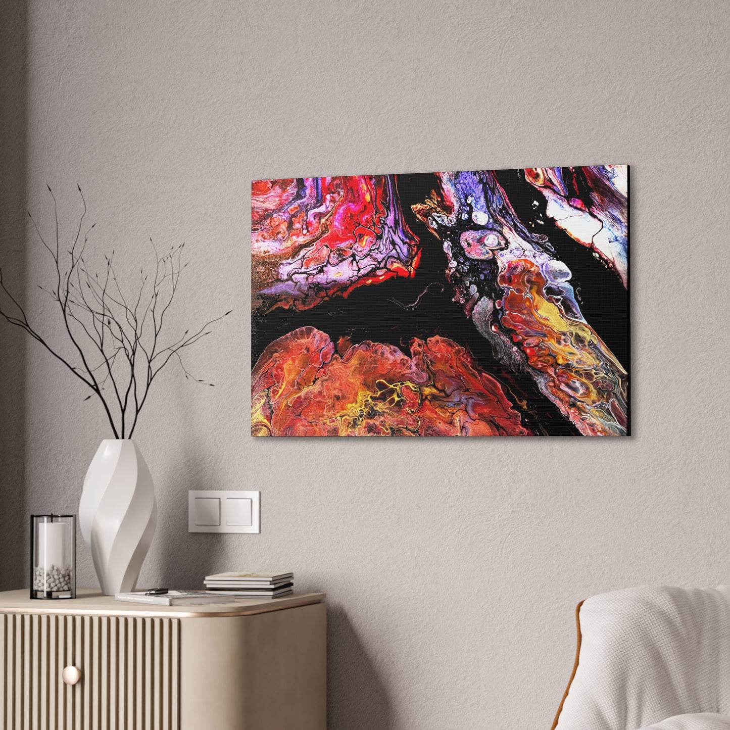 Vibrant X Ray Canvas