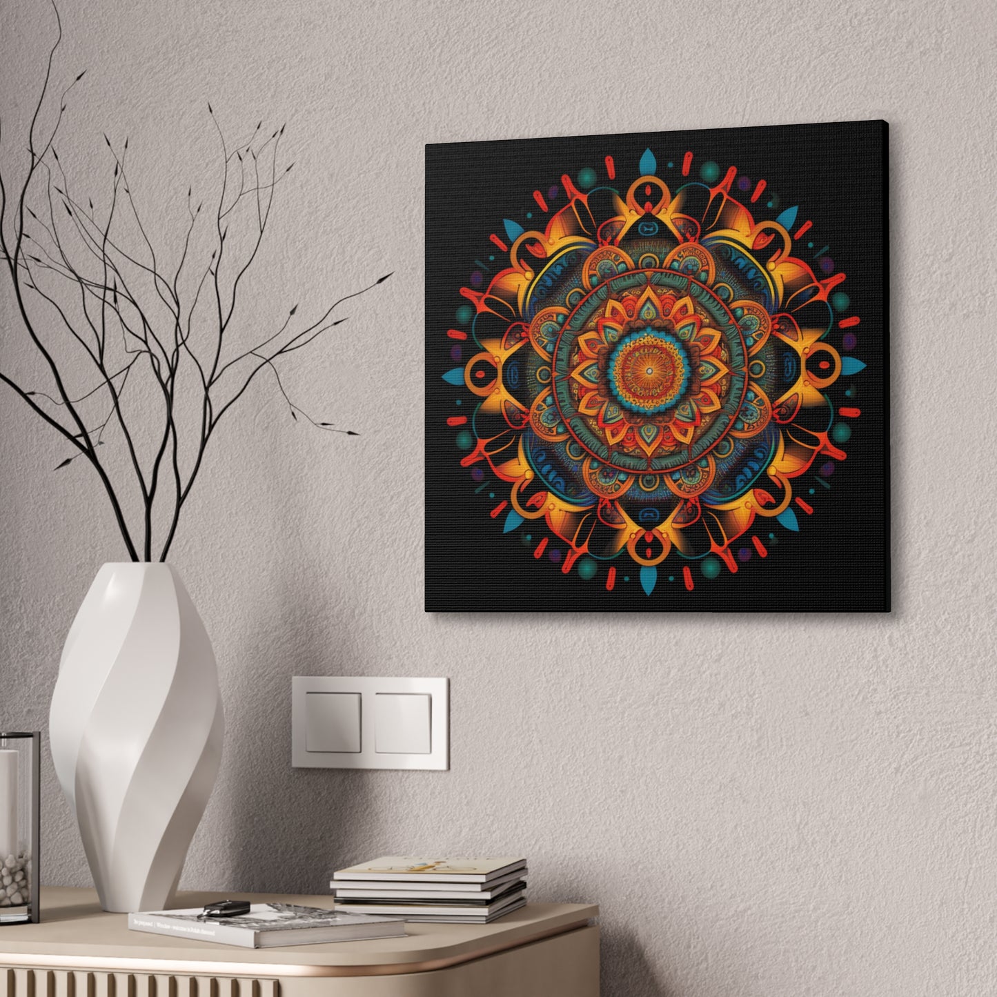 Zen and Zany Boho Canvas Print