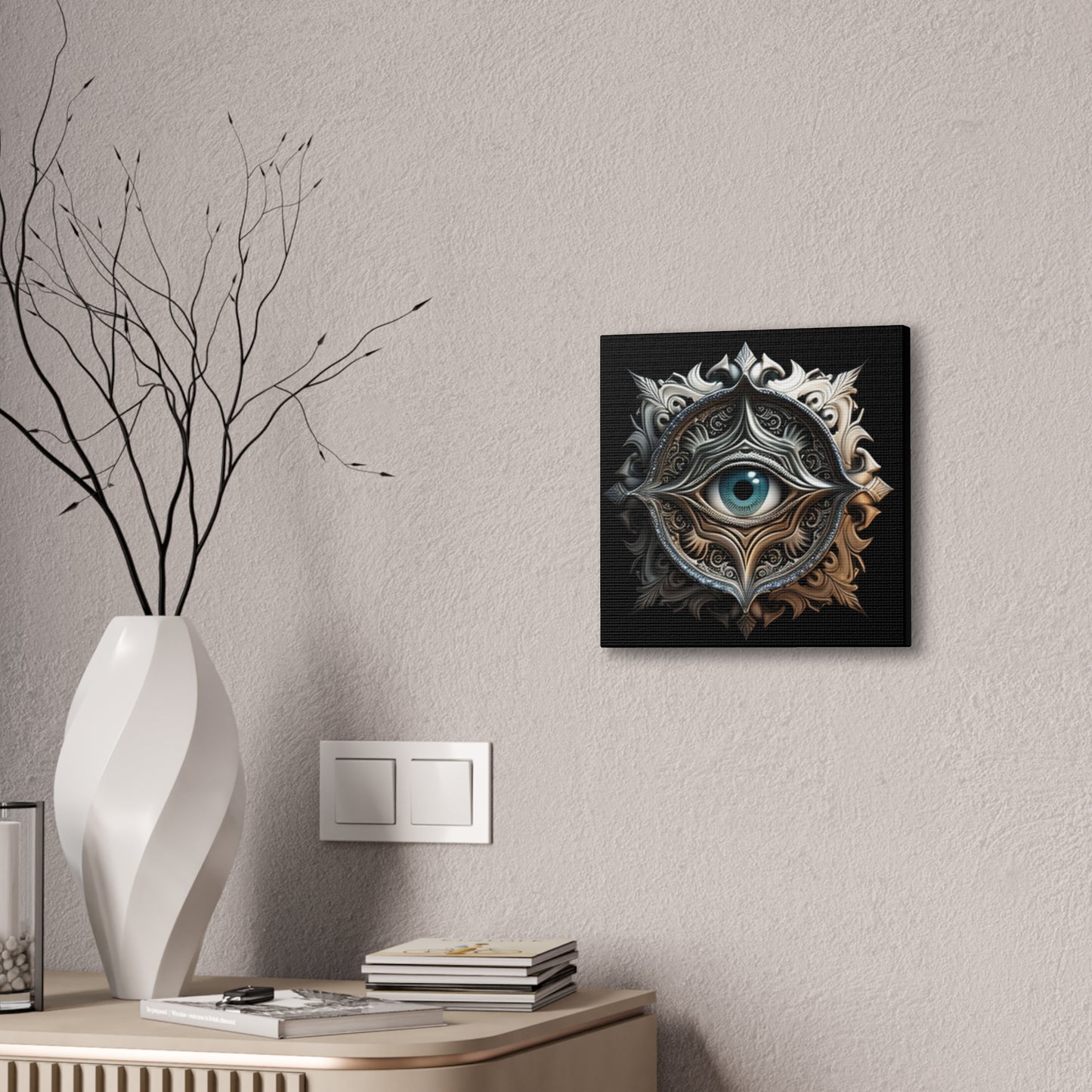 Mystic Guardian Steampunk Canvas Print