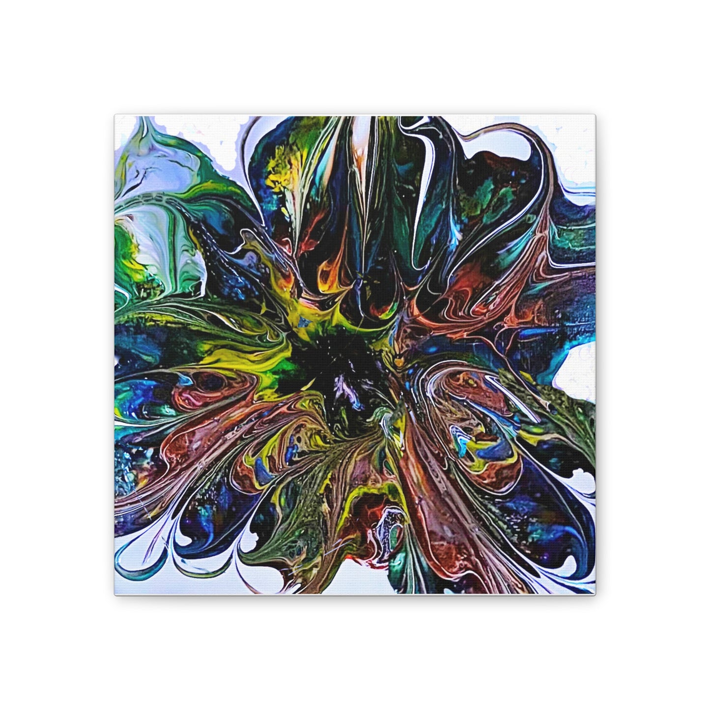 Color Burst Blossom Canvas