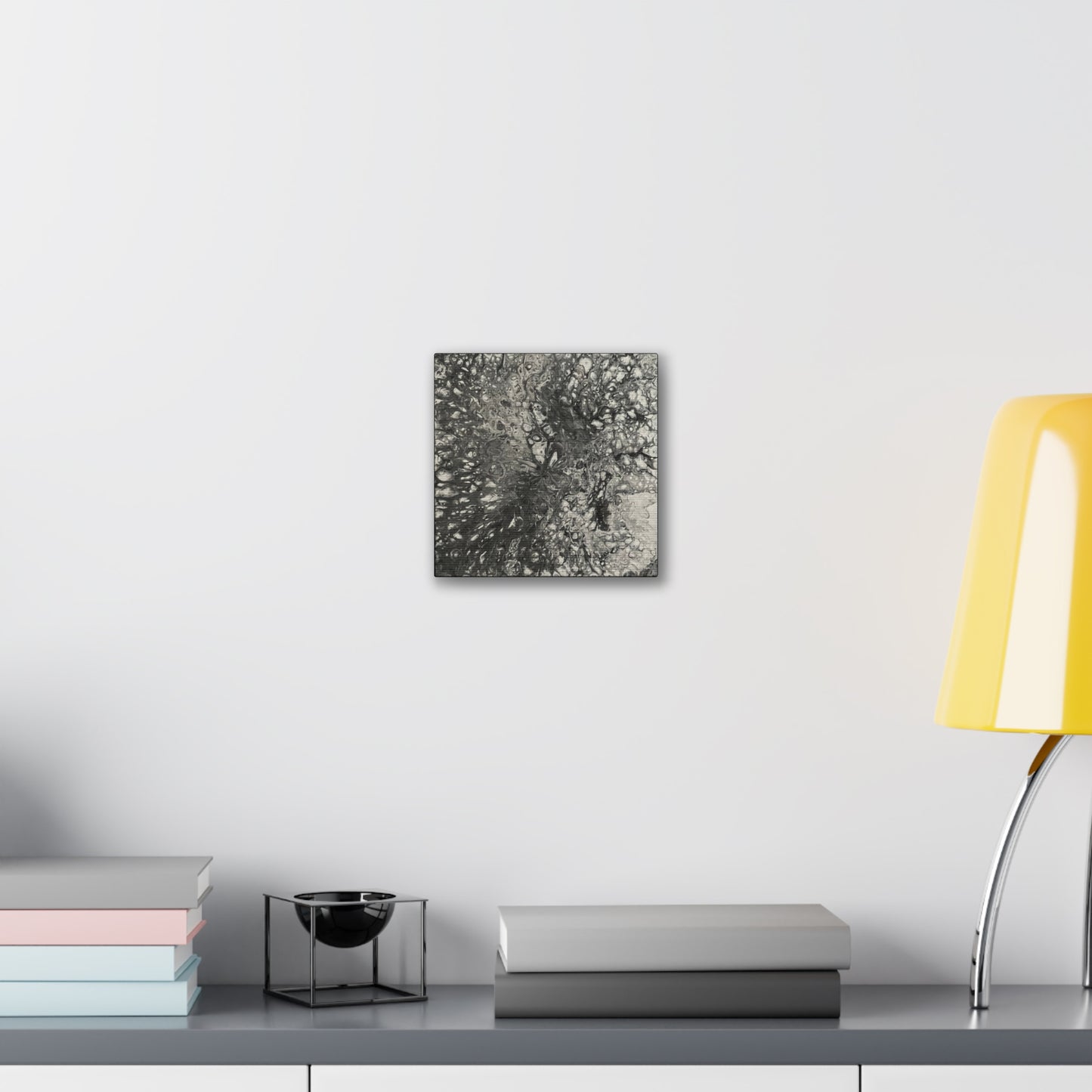 Monochrome Whirl Canvas