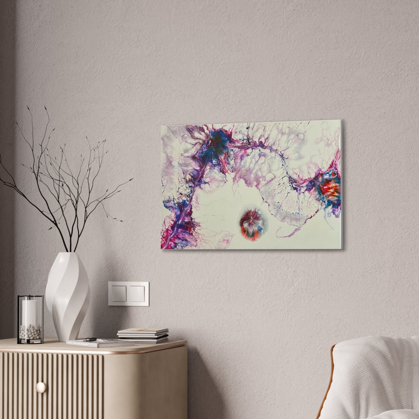 Rift in Time Stretched Canvas Print