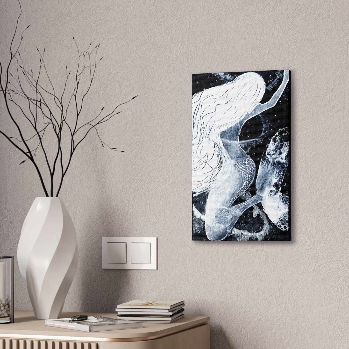 Mermaid's Embrace Canvas