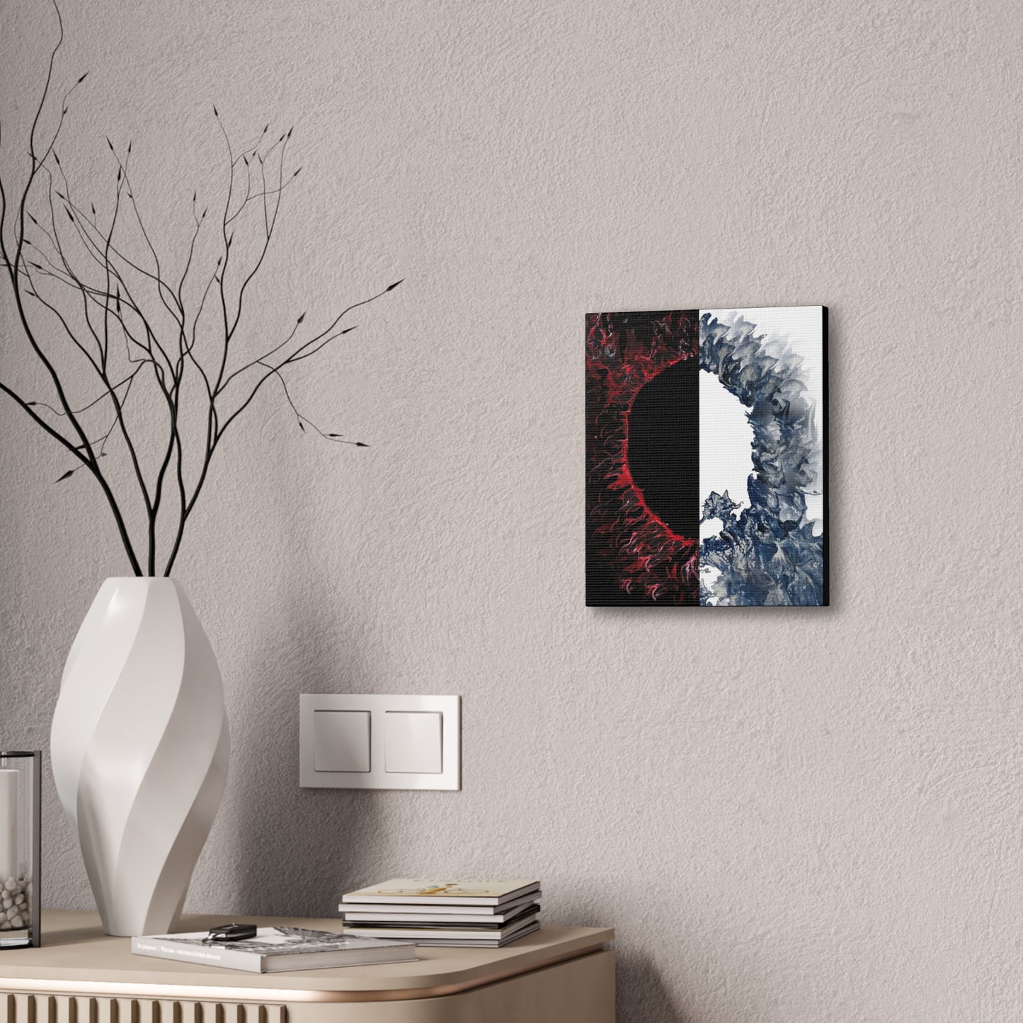 Ying and Yang Eclipse Canvas