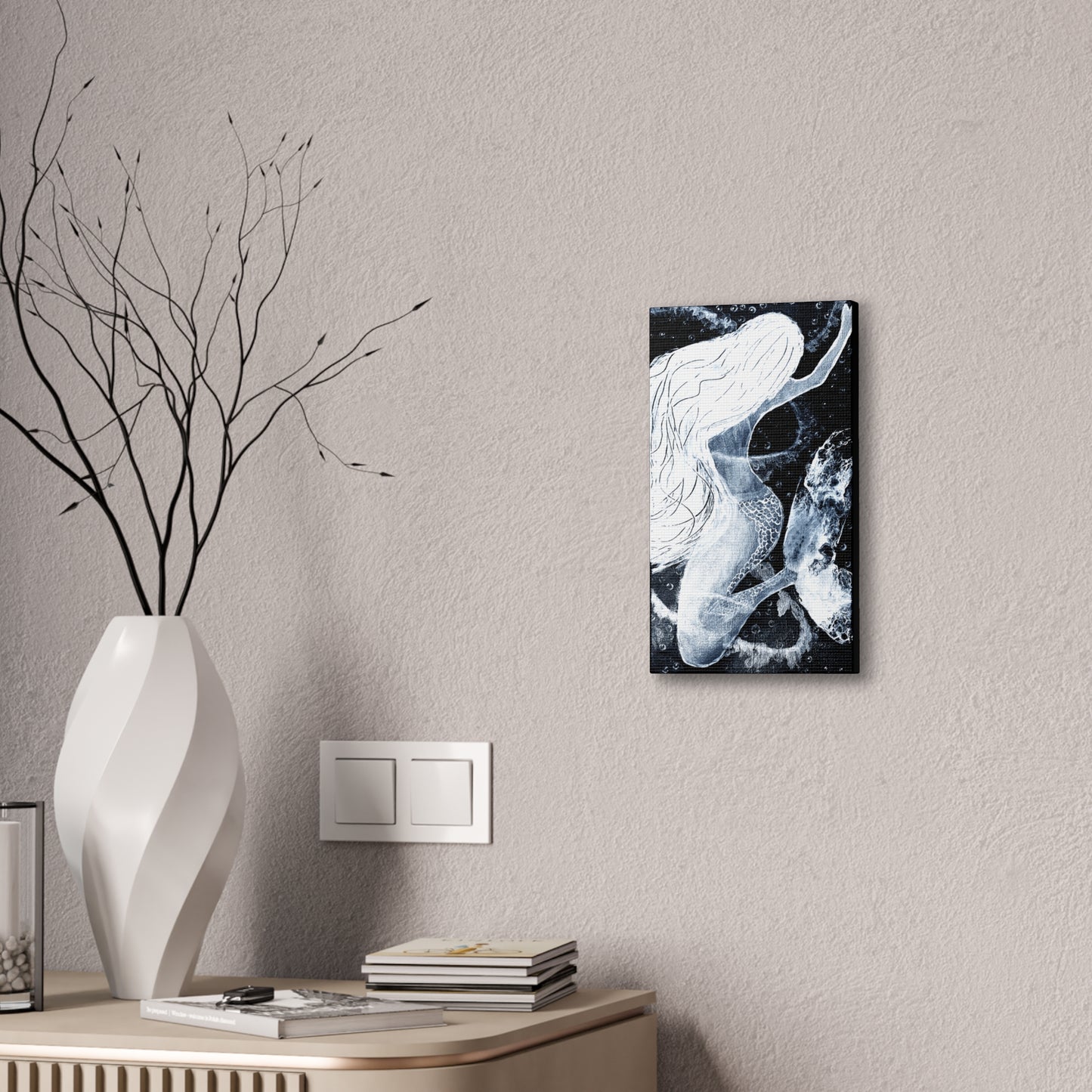 Mermaid's Embrace Canvas