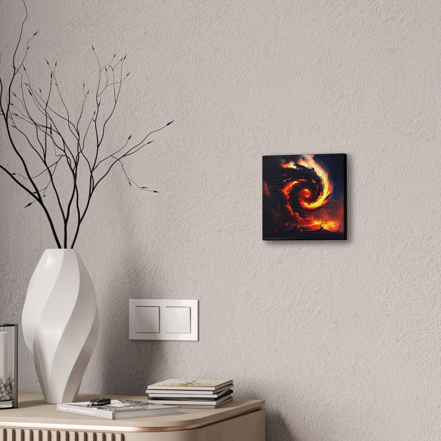 Tornado of Fire Canvas Print