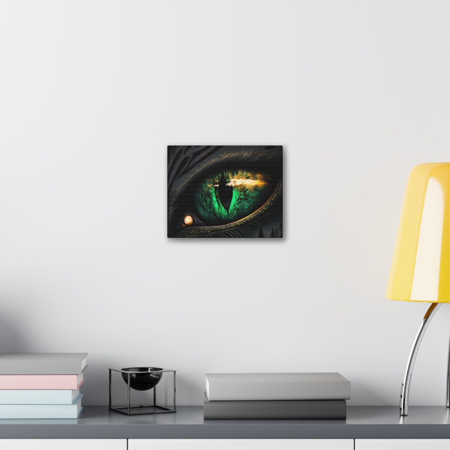 Steampunk Dragon Eye Canvas