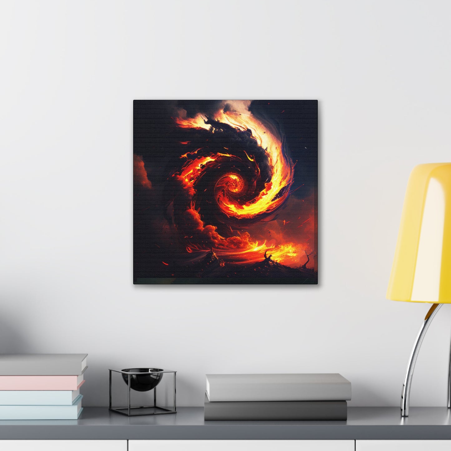 Tornado of Fire Canvas Print