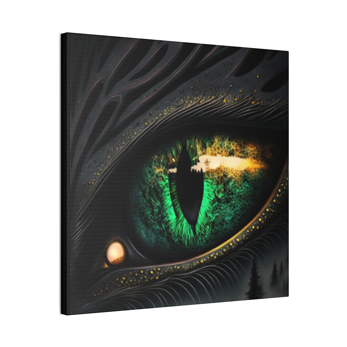 Steampunk Dragon Eye Canvas