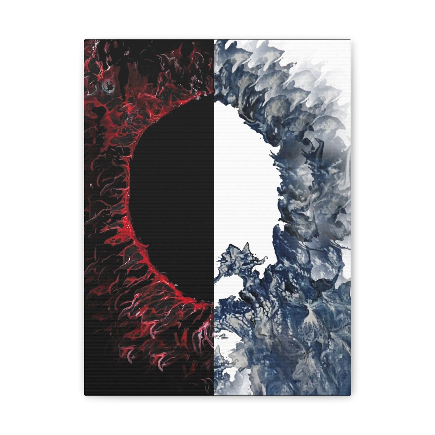 Ying and Yang Eclipse Canvas