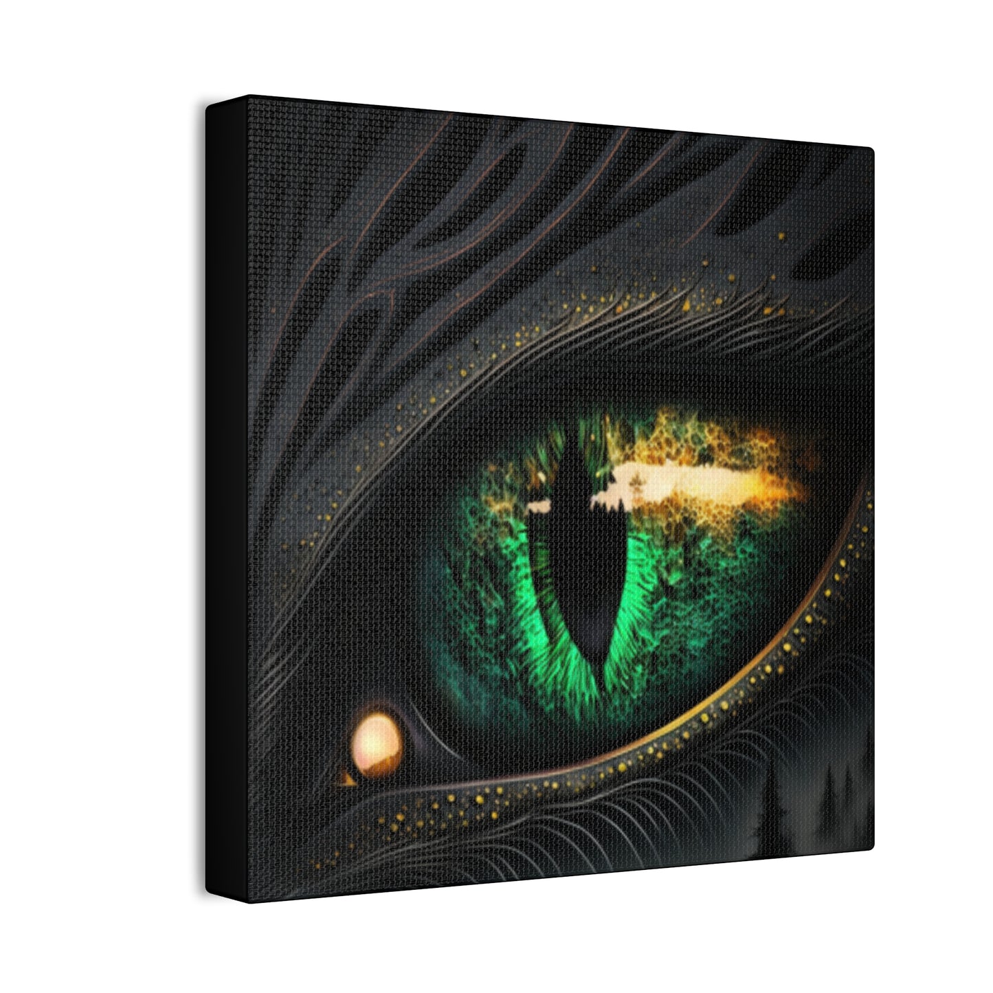 Steampunk Dragon Eye Canvas