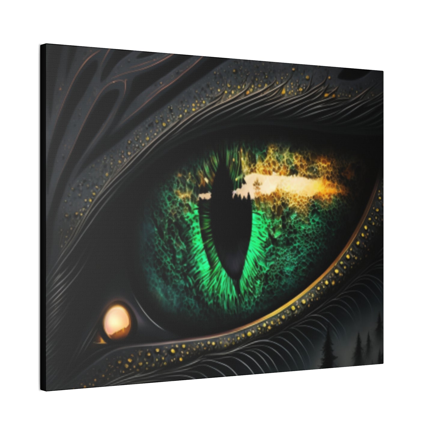 Steampunk Dragon Eye Canvas