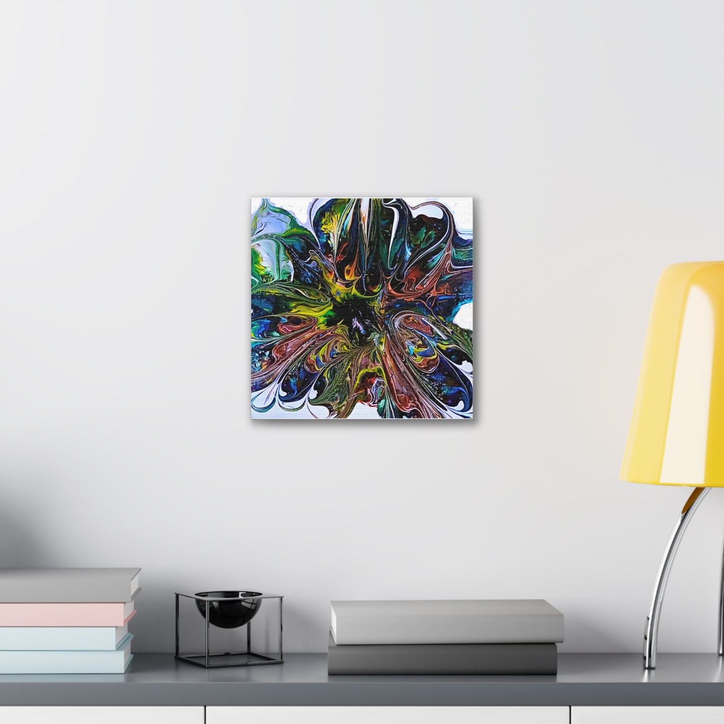 Color Burst Blossom Canvas