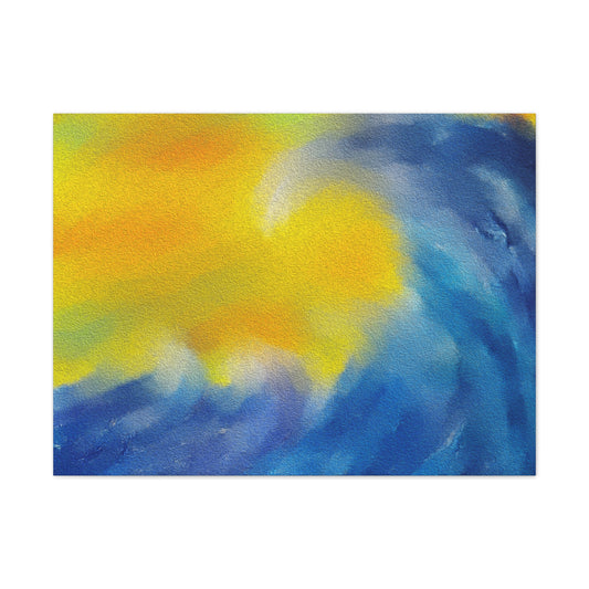 Morning Tide stretched canvas print