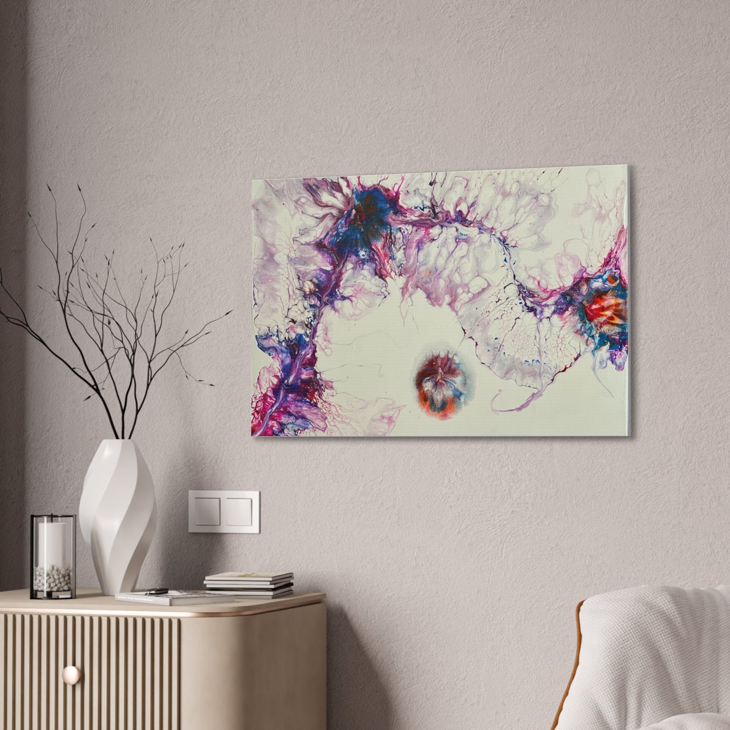 Rift in Time Stretched Canvas Print