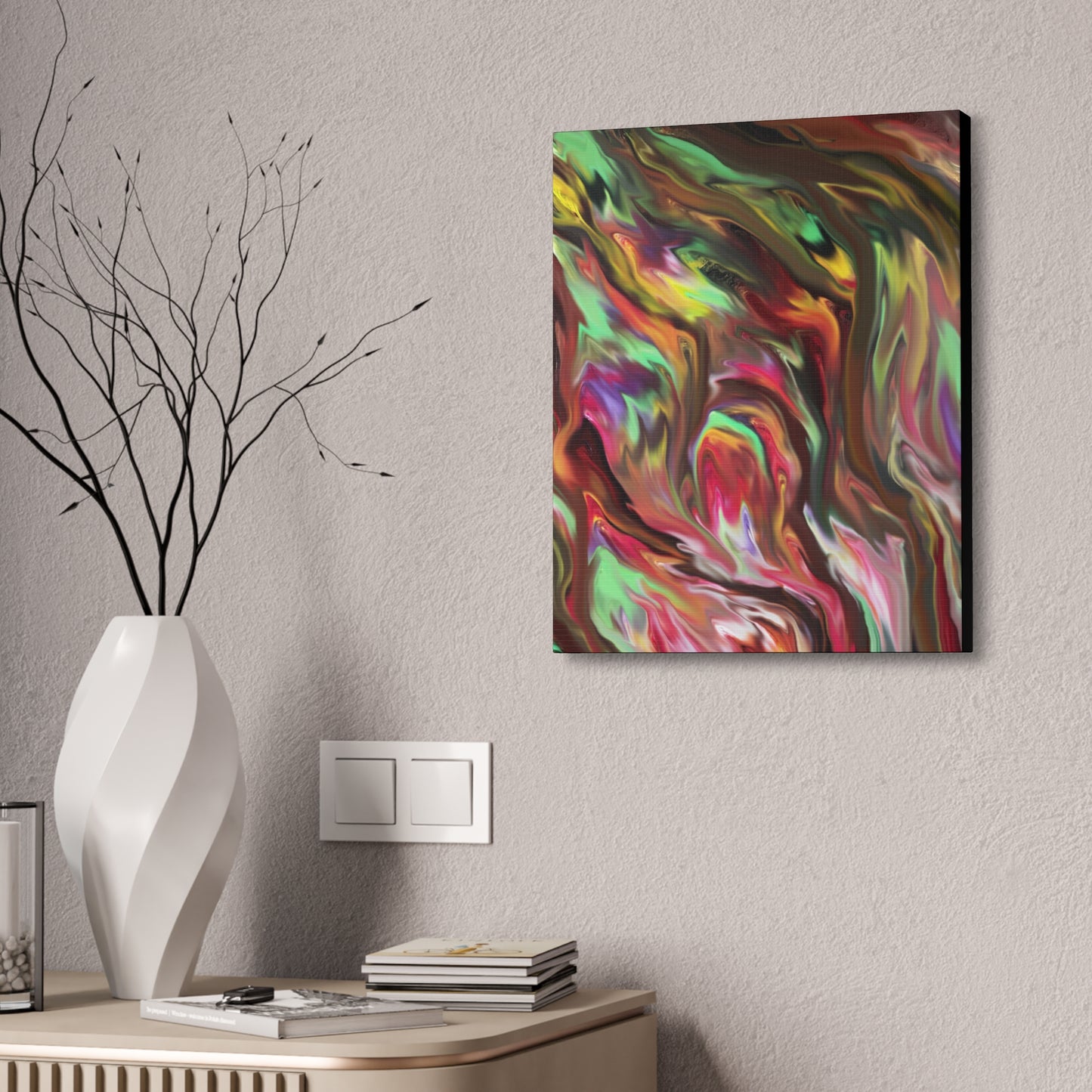 Jungle Rhythm Canvas Print Stretched, 1.5''