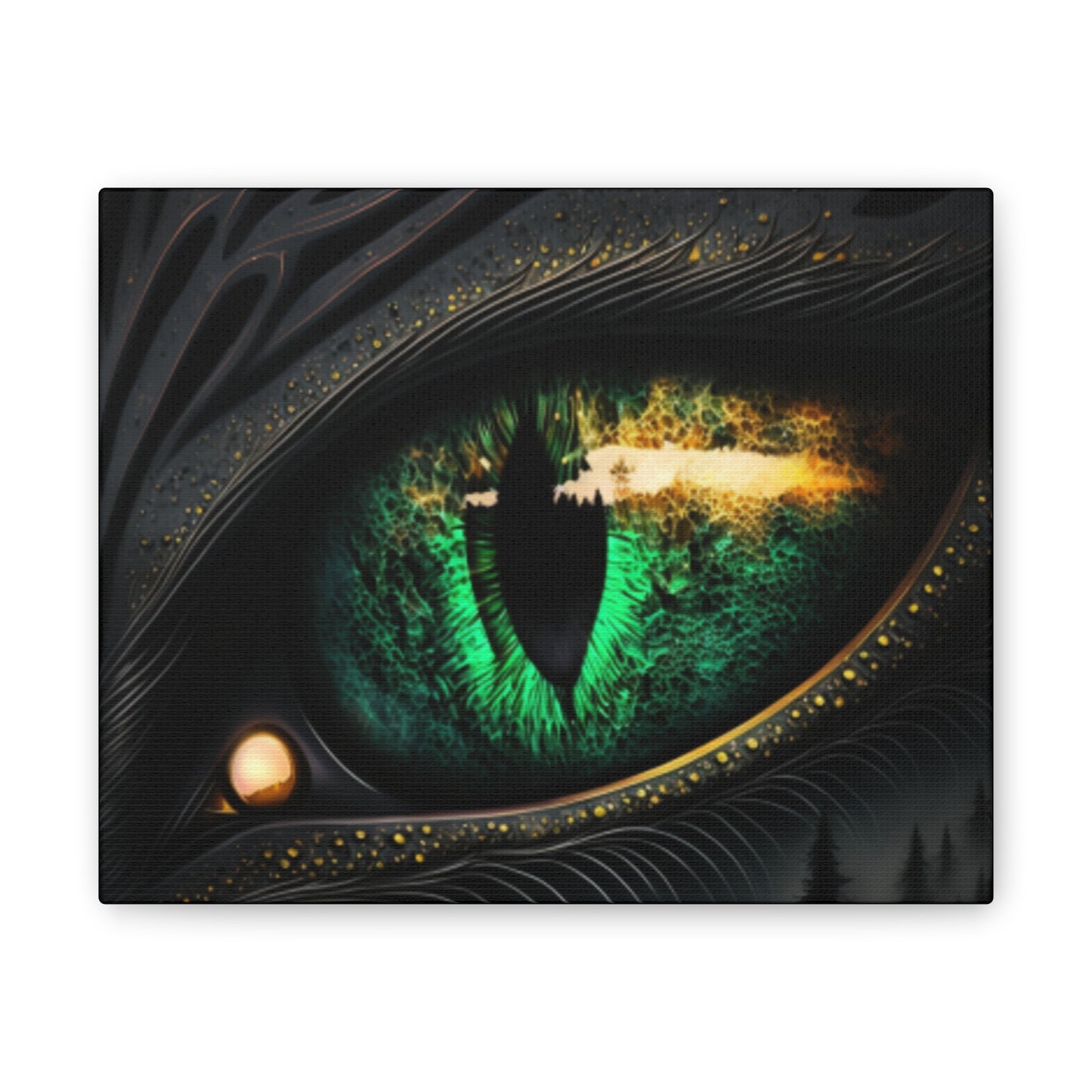 Steampunk Dragon Eye Canvas