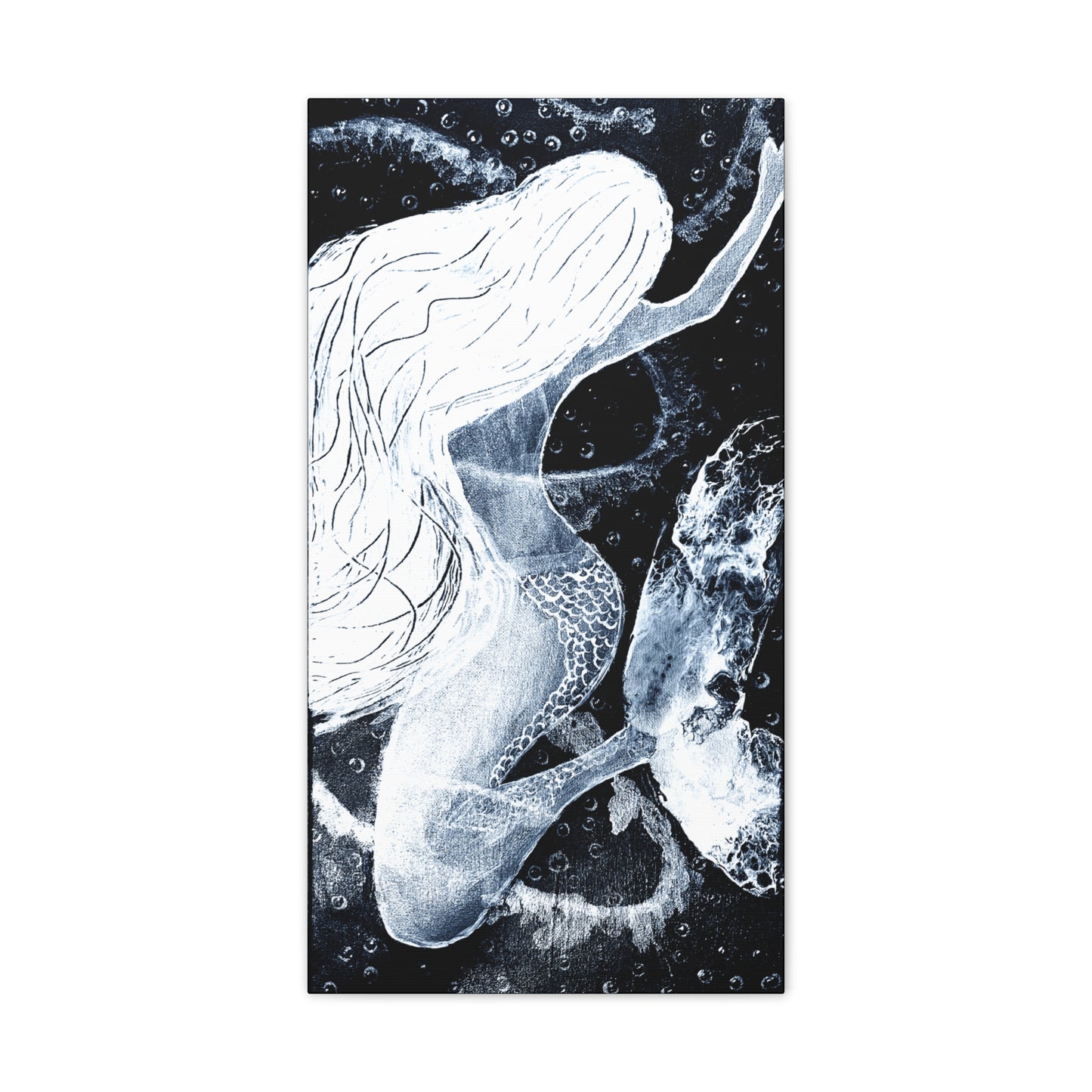 Mermaid's Embrace Canvas