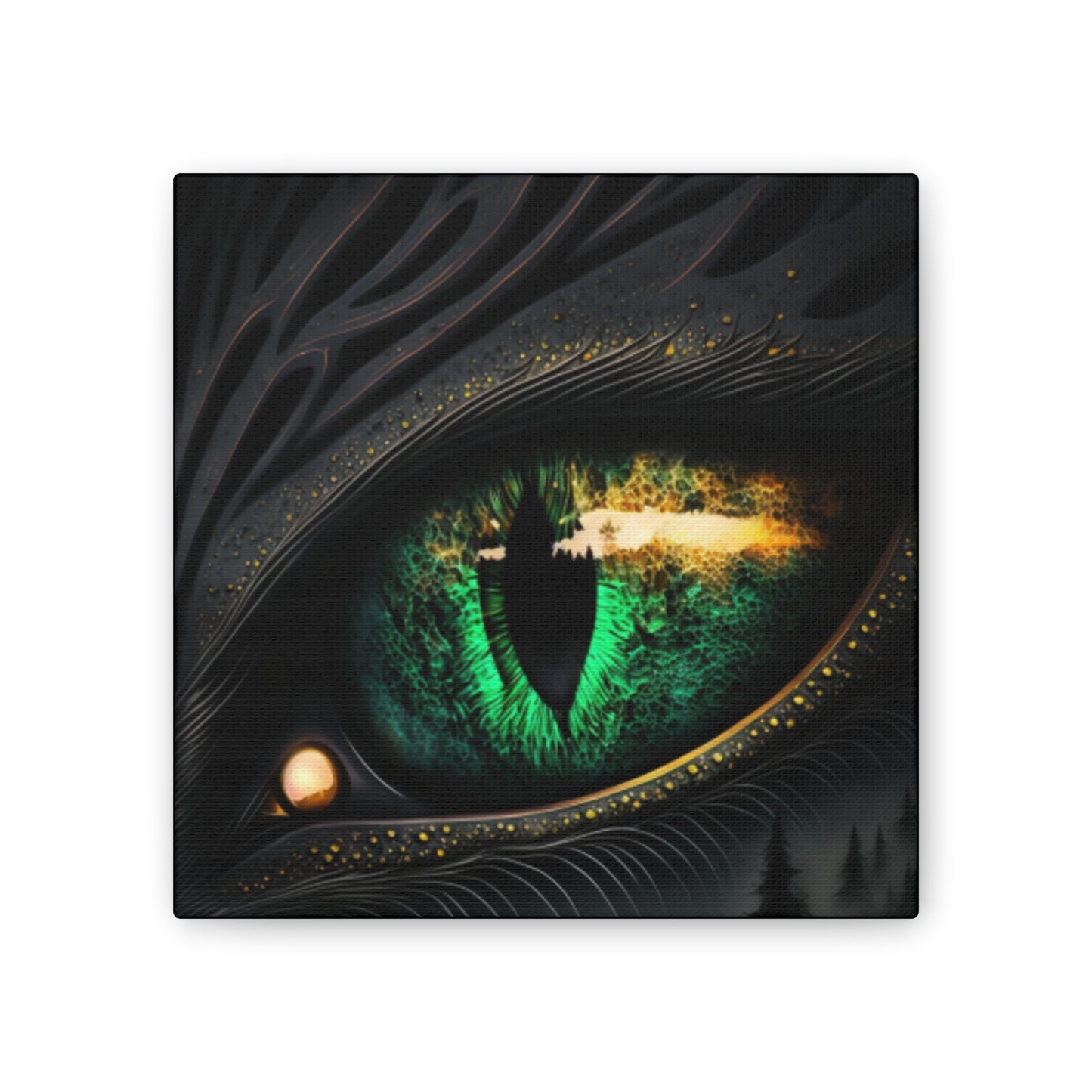Steampunk Dragon Eye Canvas