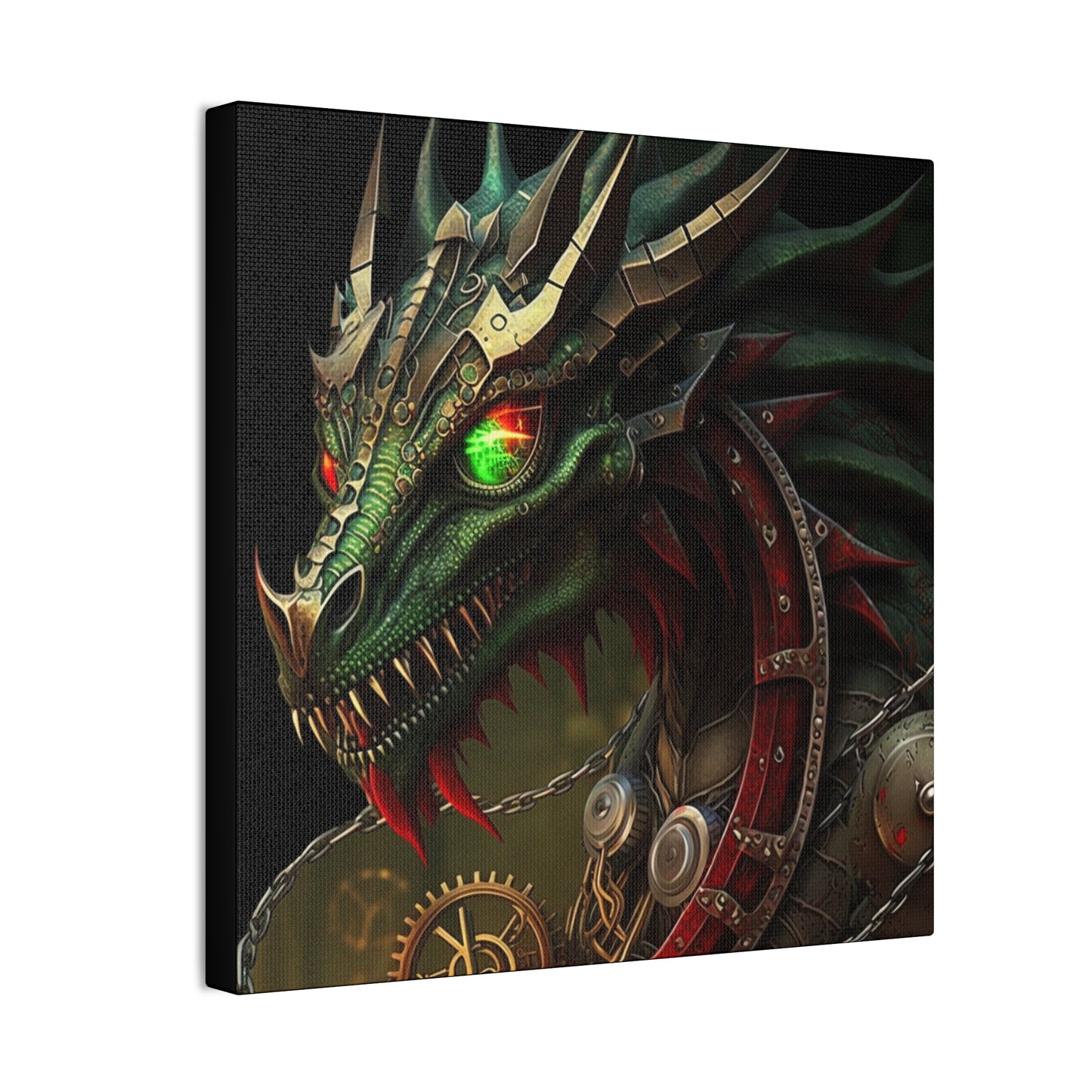 Mechanical Wyrm Canvas
