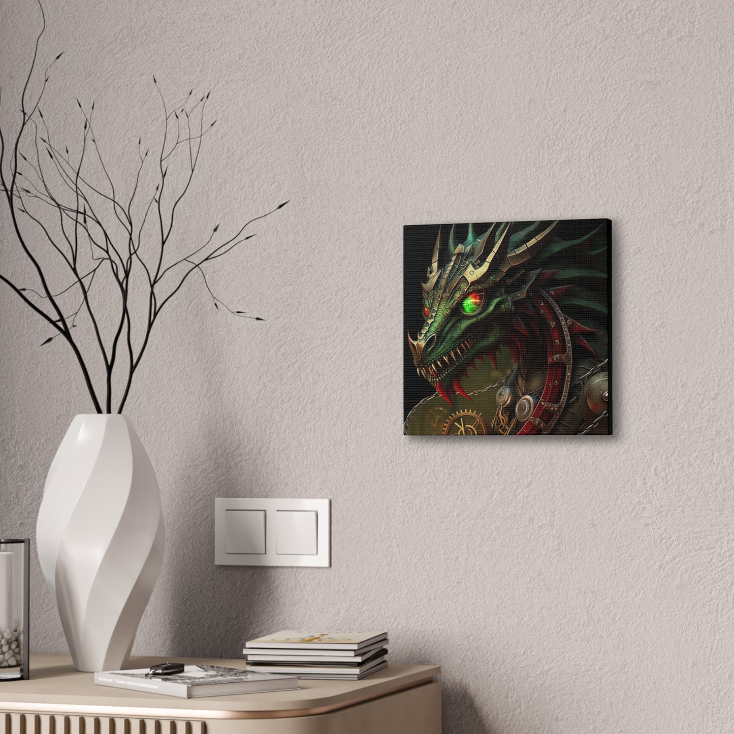 Mechanical Wyrm Canvas