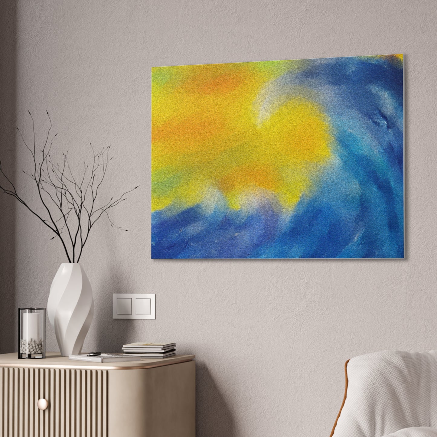 Morning Tide stretched canvas print