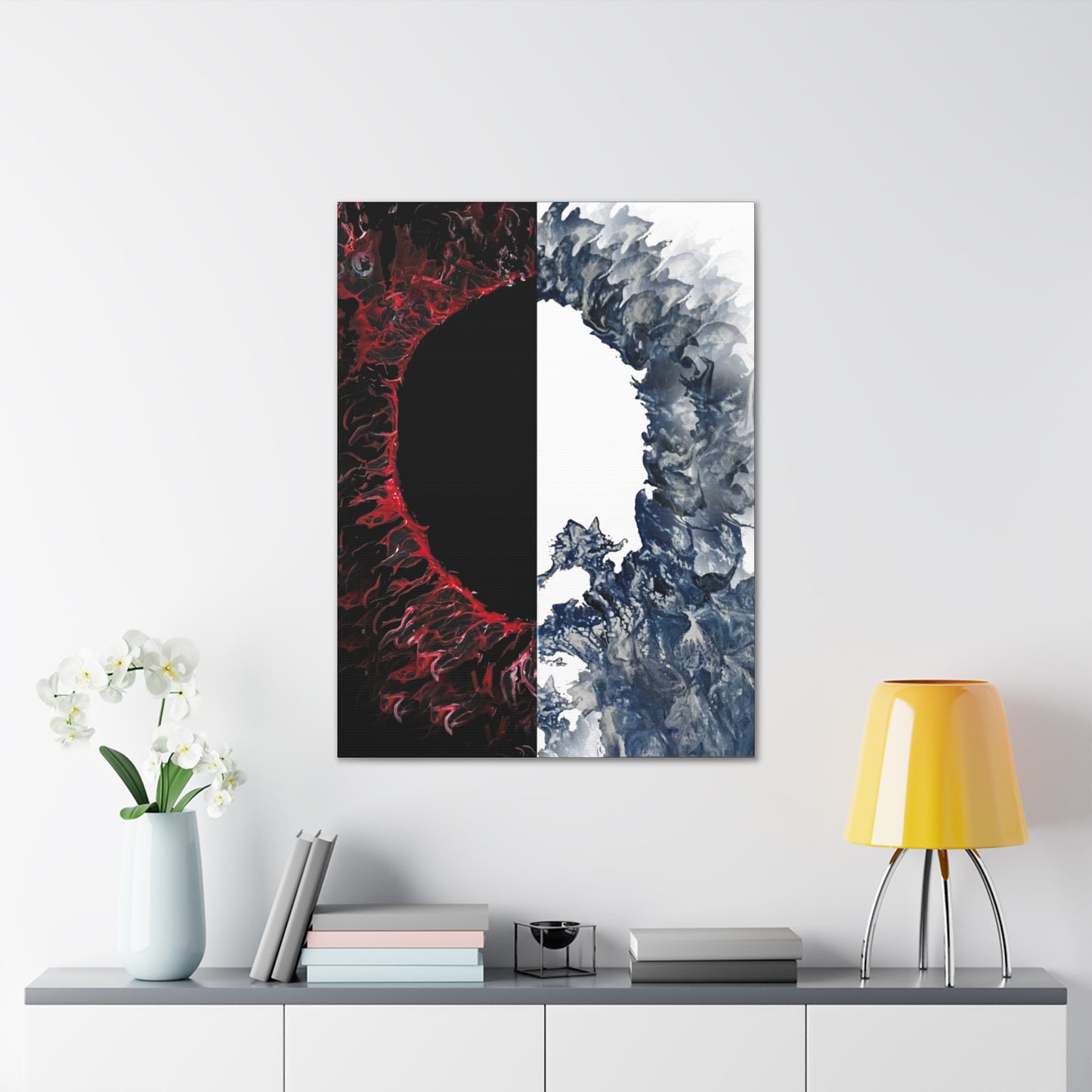 Ying and Yang Eclipse Canvas
