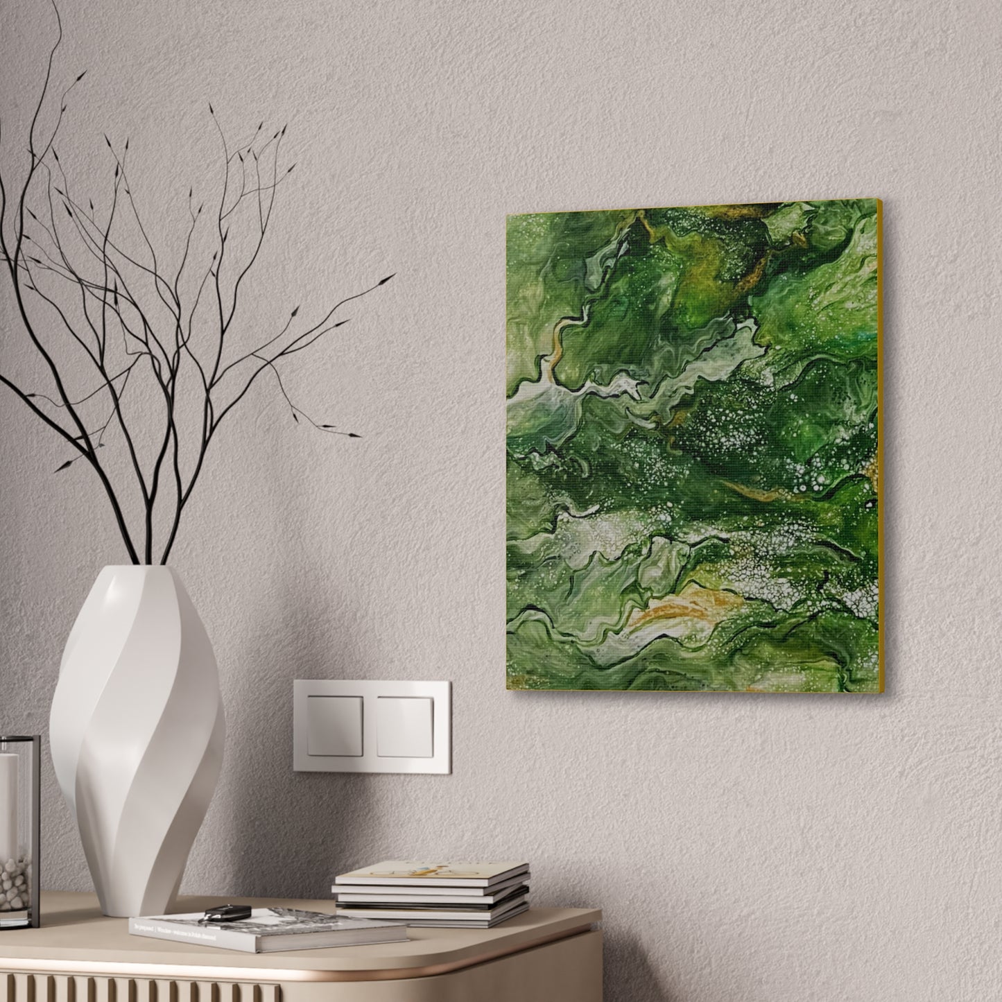 Emerald Oasis Canvas Print, 0.75"
