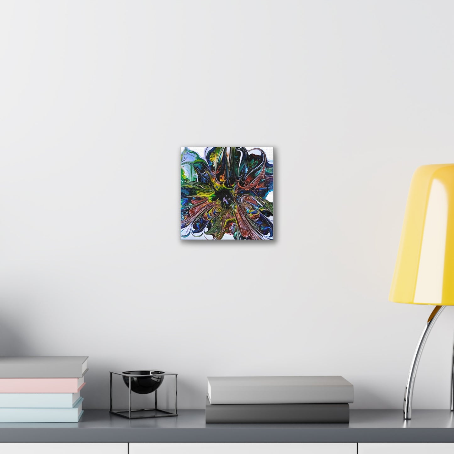 Color Burst Blossom Canvas