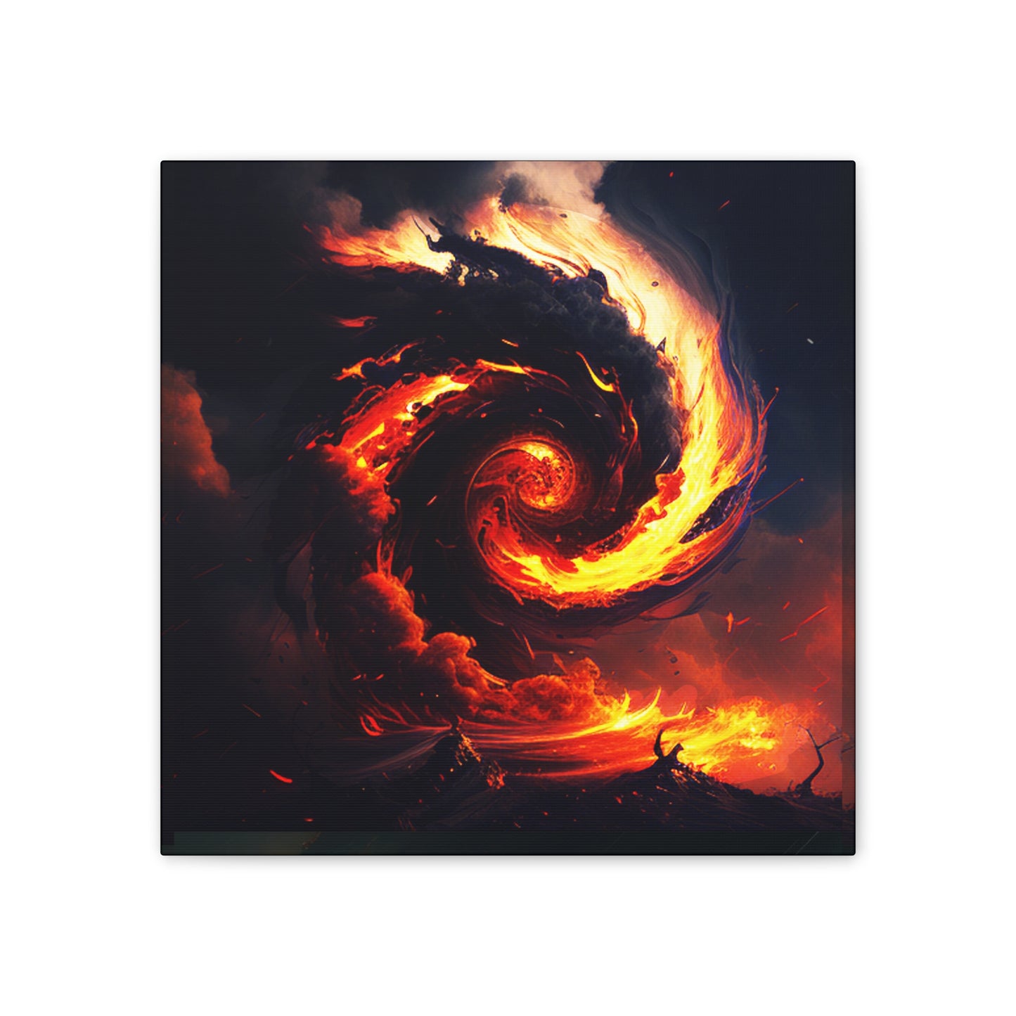 Tornado of Fire Canvas Print
