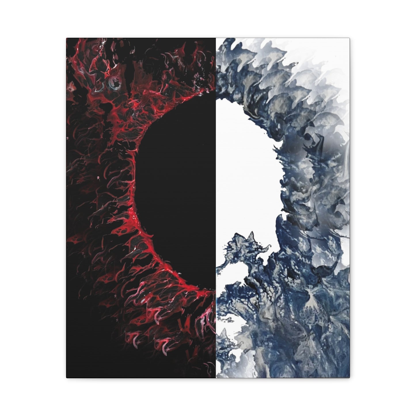 Ying and Yang Eclipse Canvas