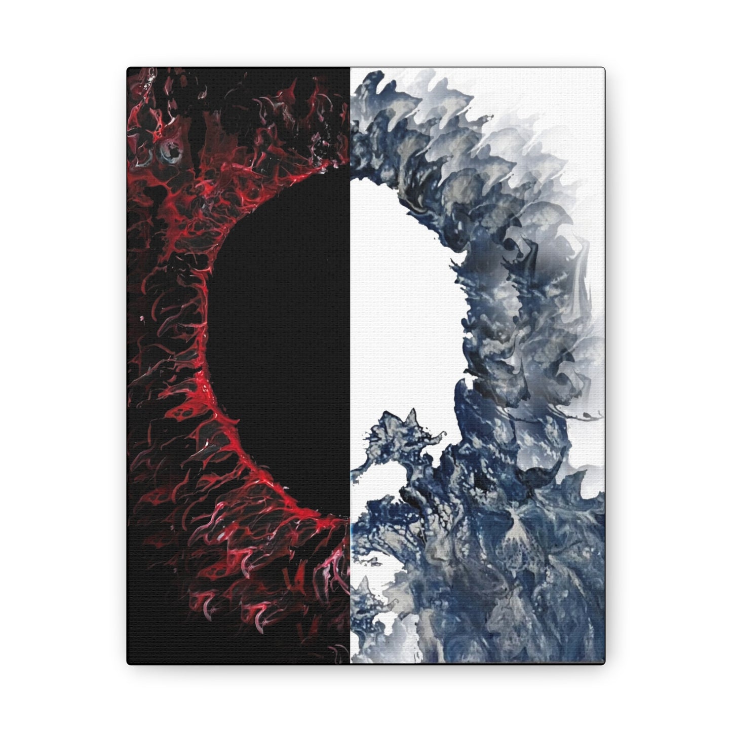Ying and Yang Eclipse Canvas