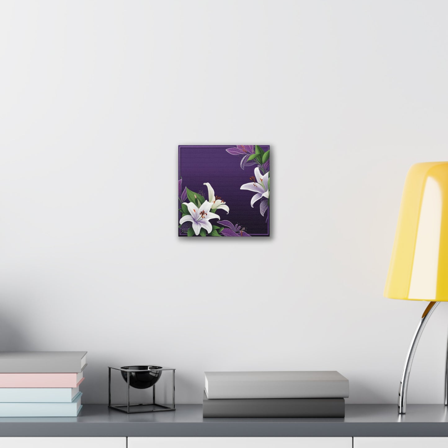 Lilies in Twilight Canvas