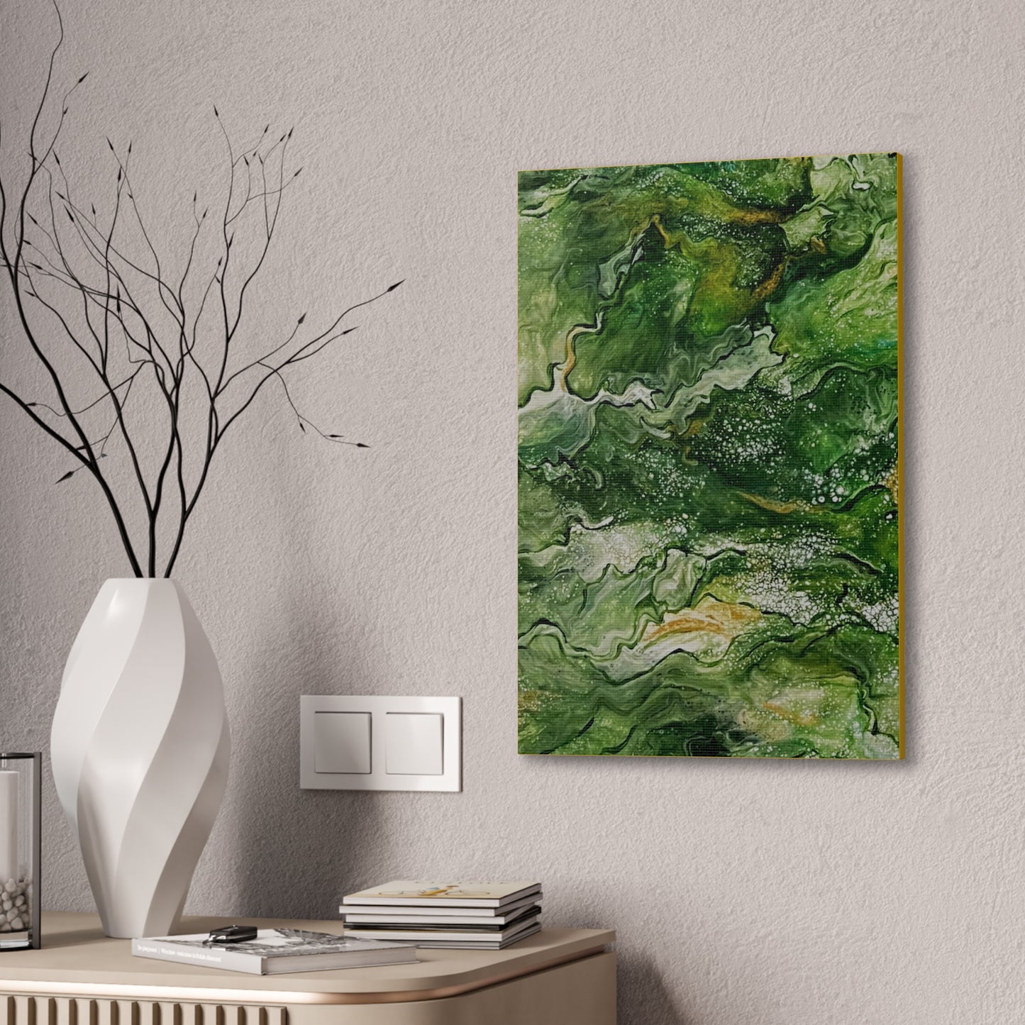 Emerald Oasis Canvas Print, 0.75"