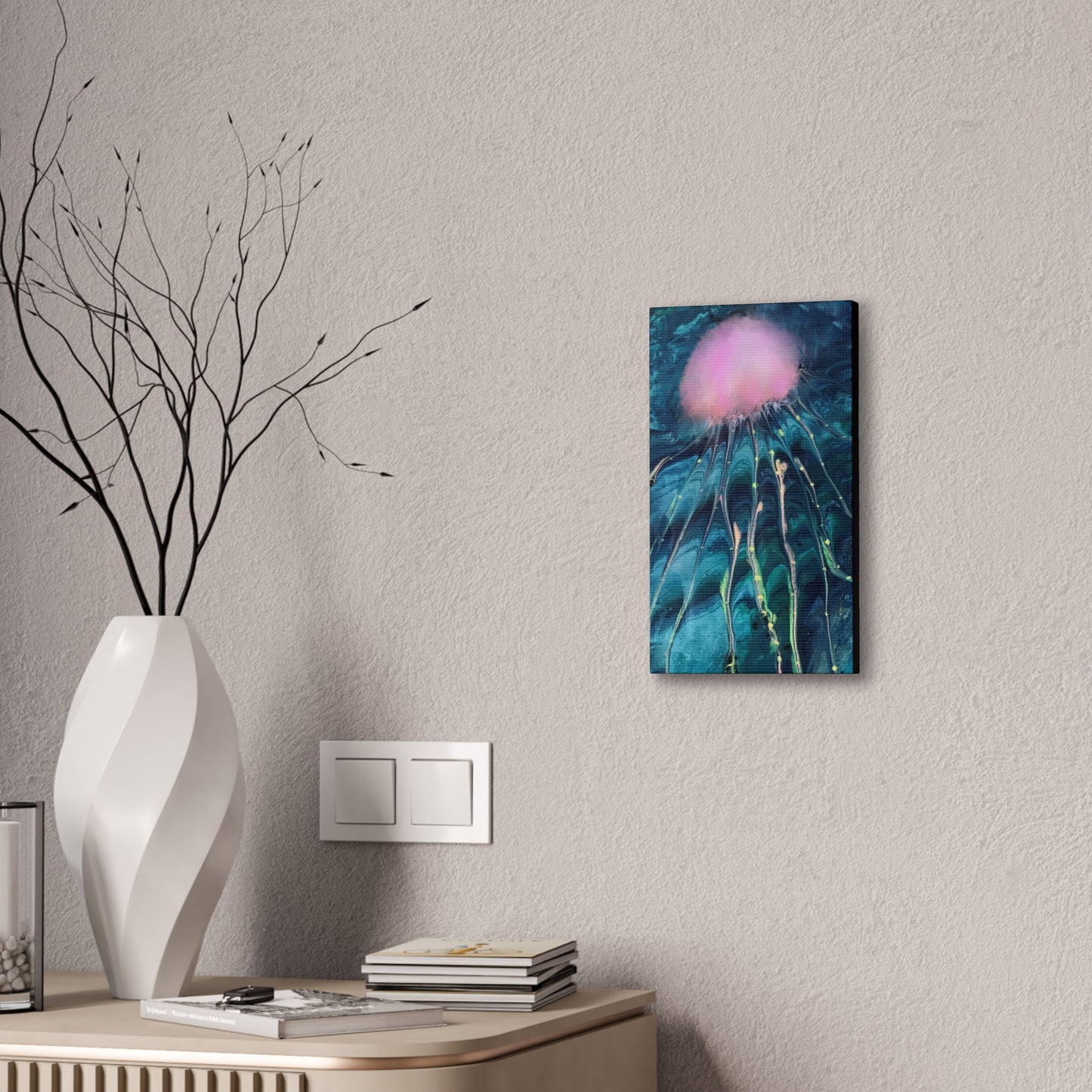 Nebula Bloom Canvas