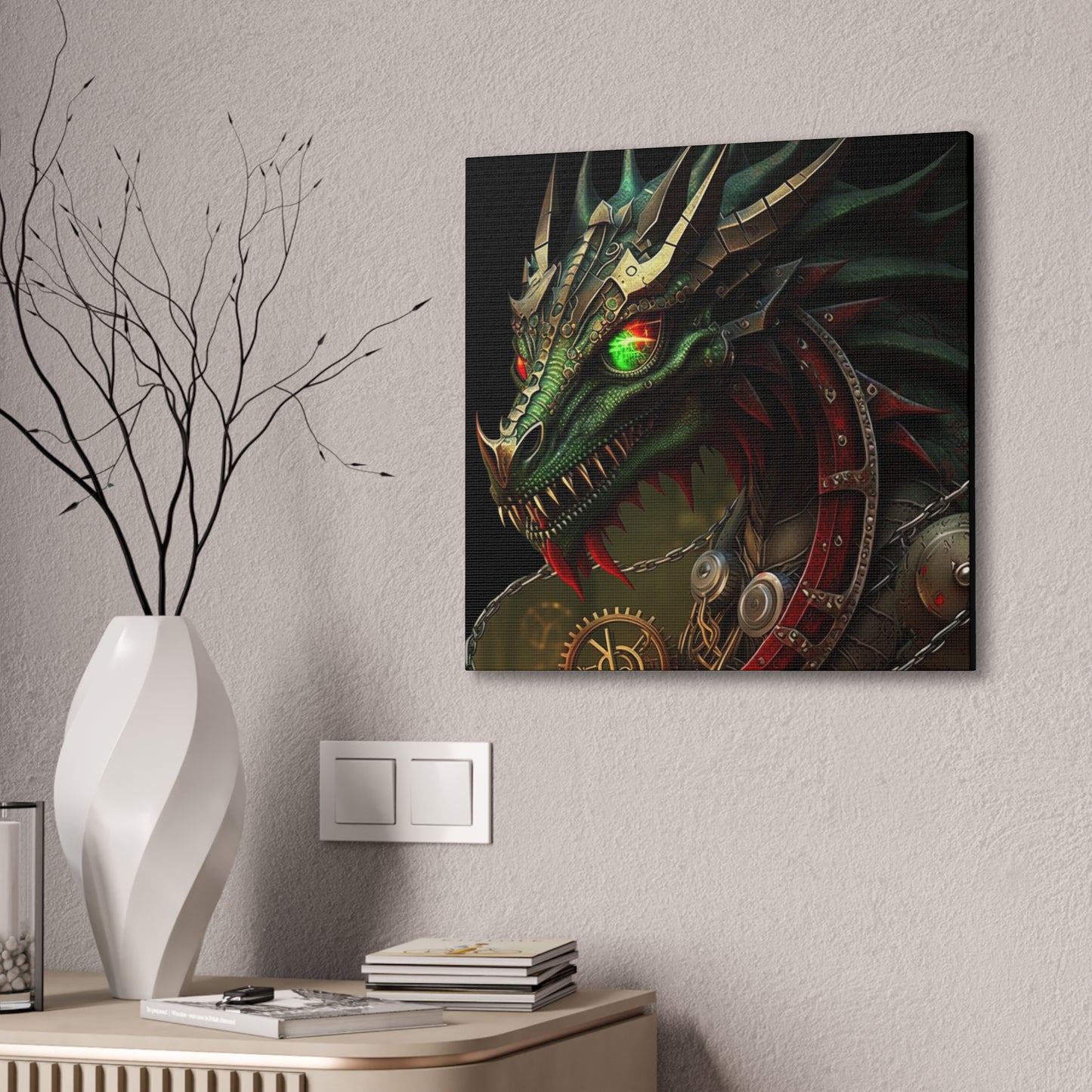 Mechanical Wyrm Canvas