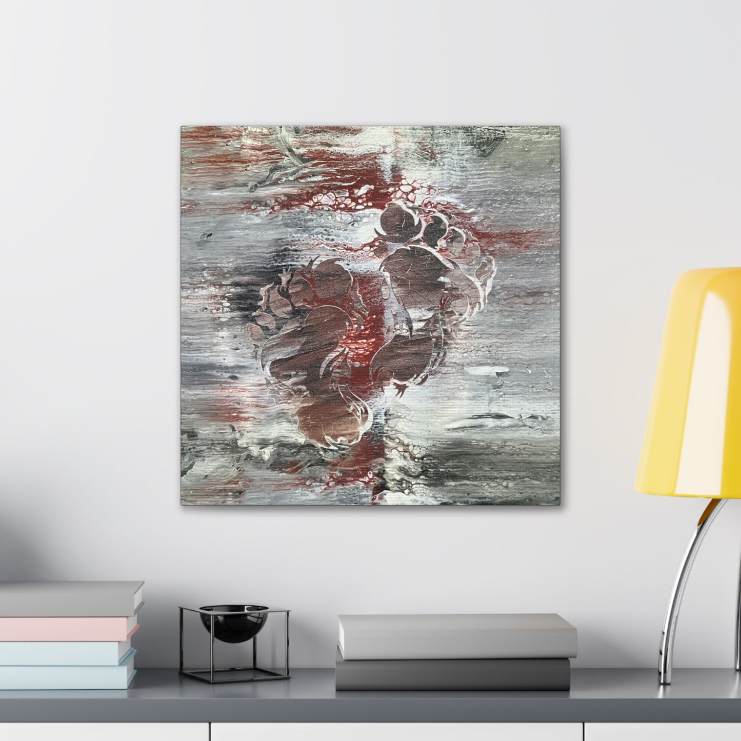 Little Big Foot Canvas Stretched