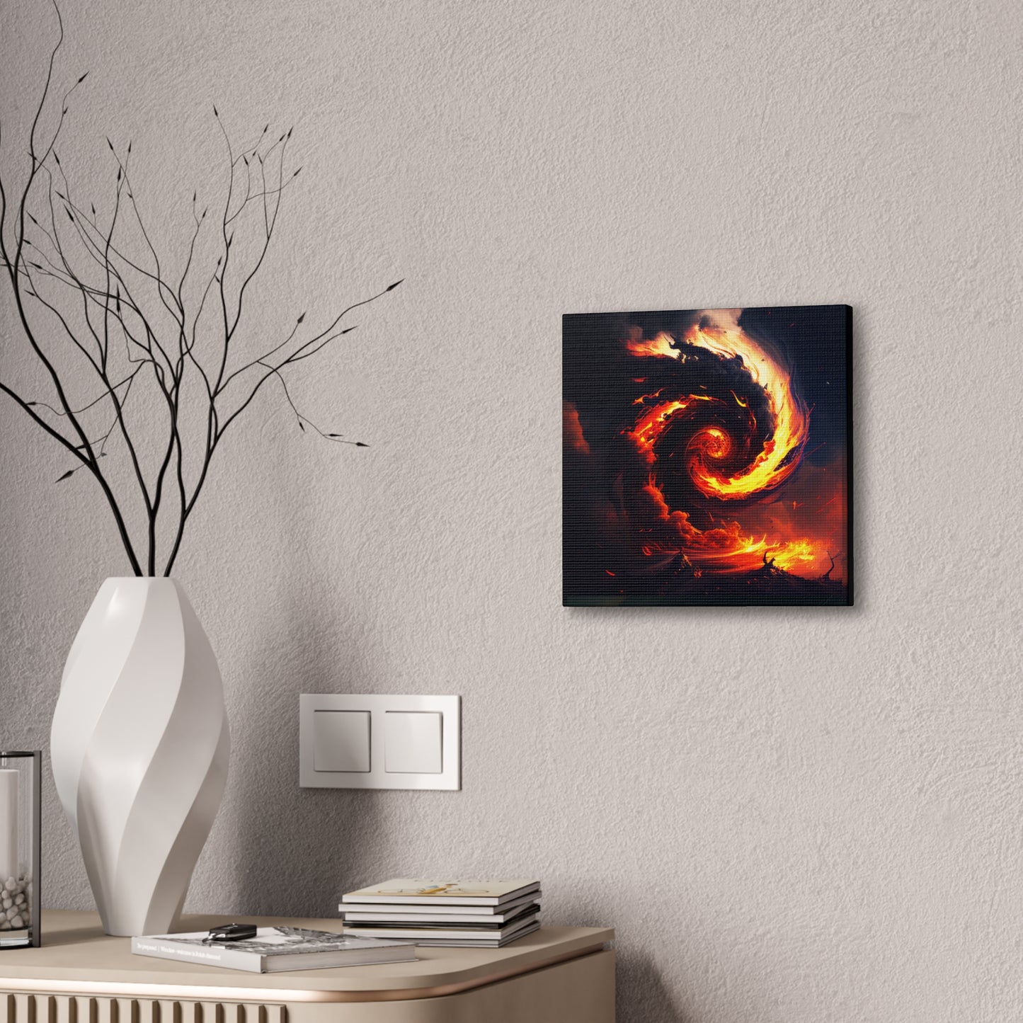 Tornado of Fire Canvas Print