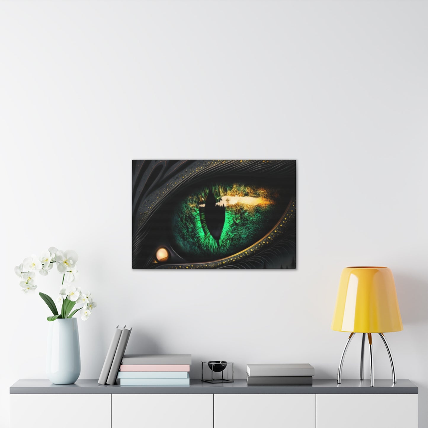 Steampunk Dragon Eye Canvas