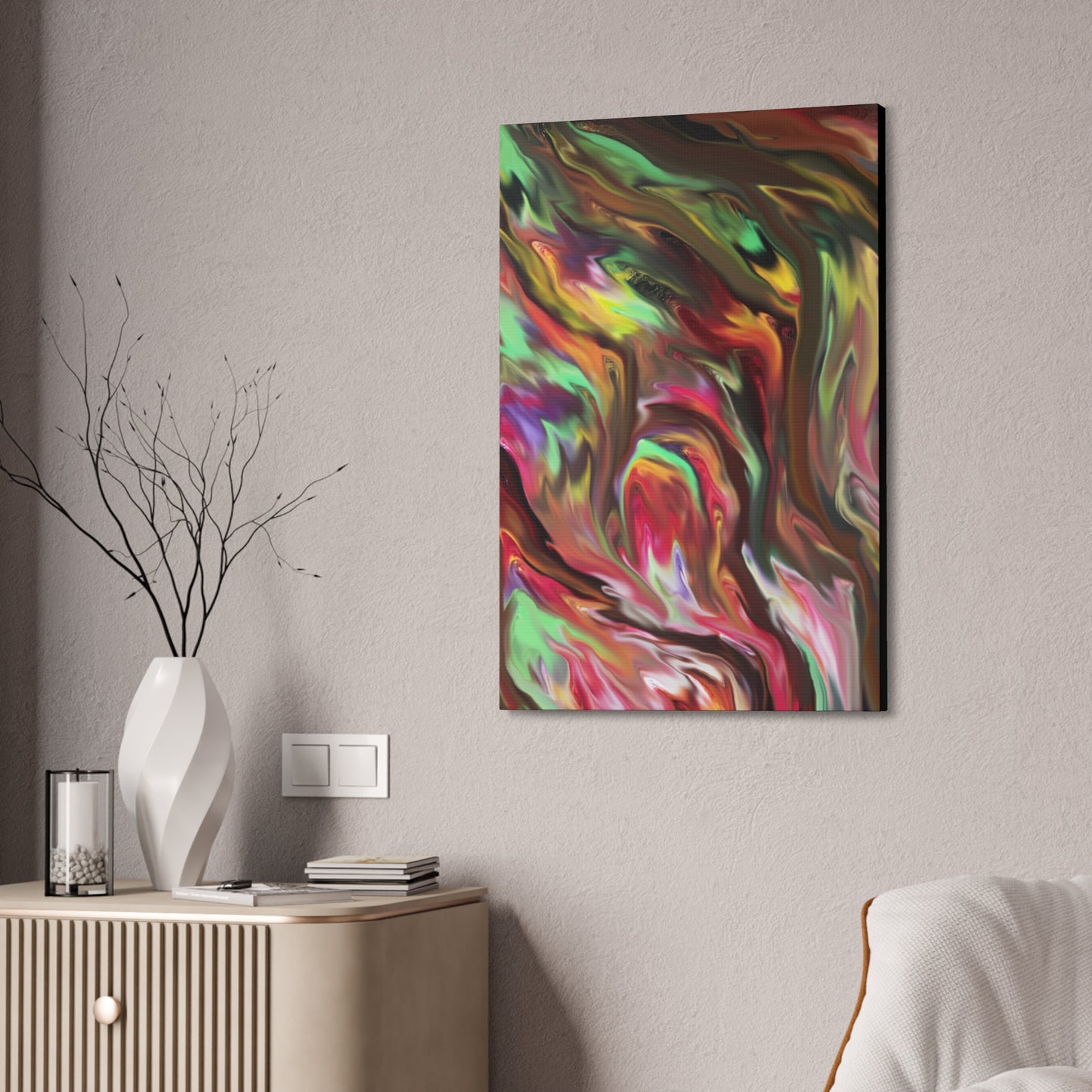 Jungle Rhythm Canvas Print Stretched, 1.5''