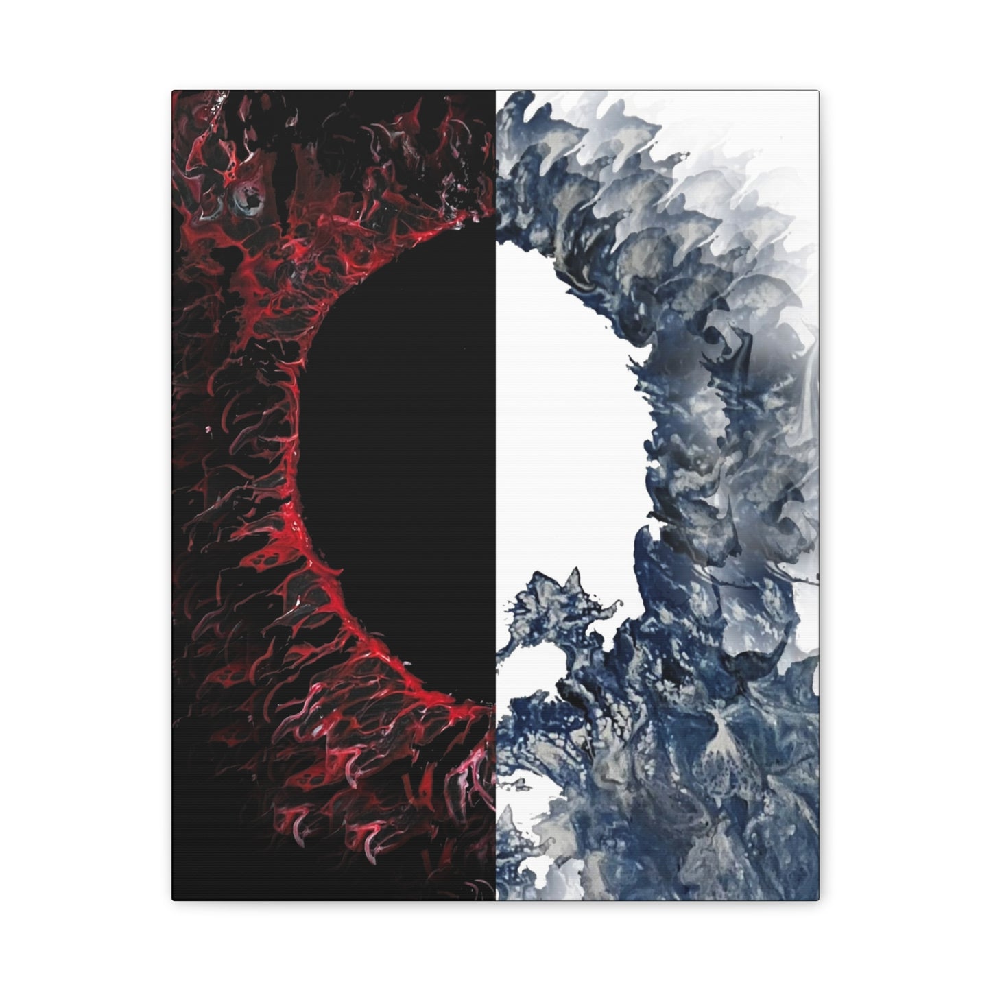 Ying and Yang Eclipse Canvas