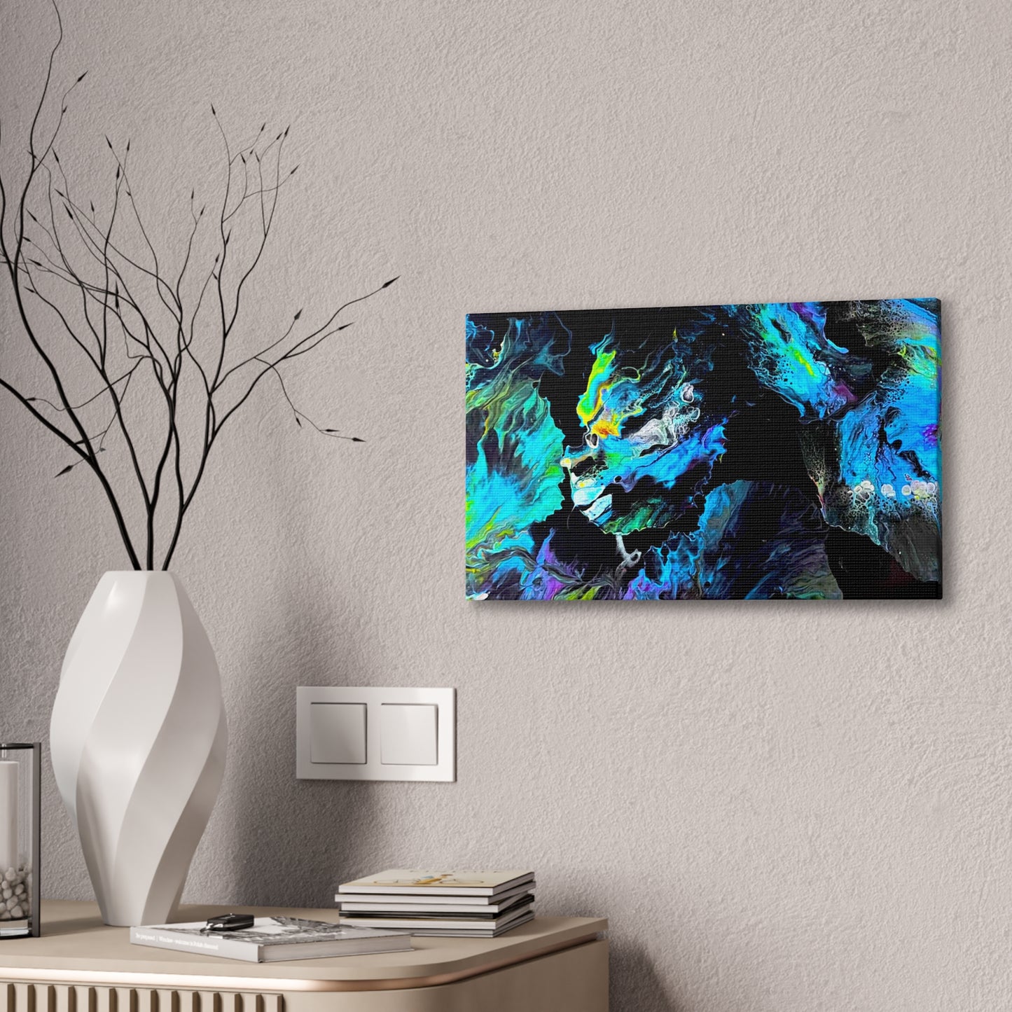 Sea of Serenity stretched canvas print