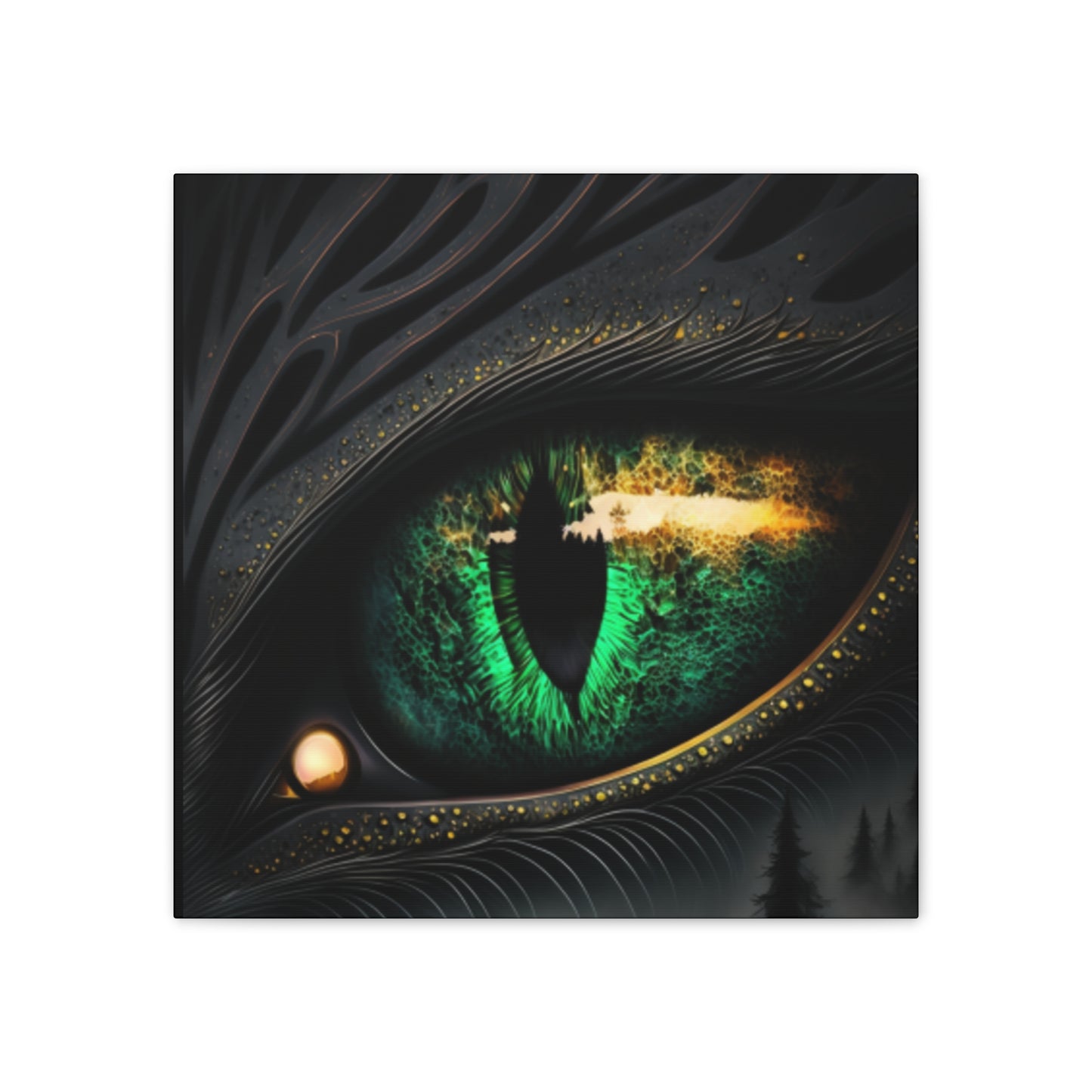 Steampunk Dragon Eye Canvas